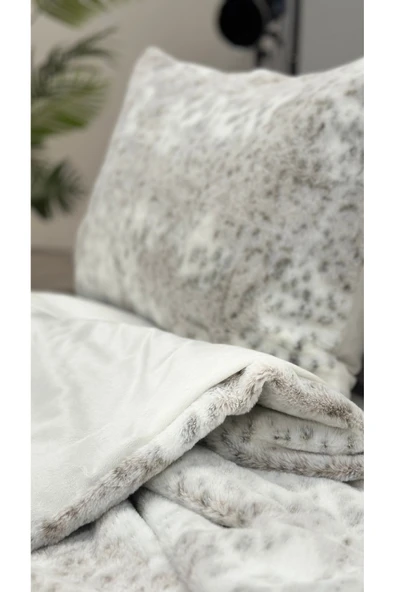 ZEBRA CASA Leopard Çift Kişilik Comforter Set - Resim 5