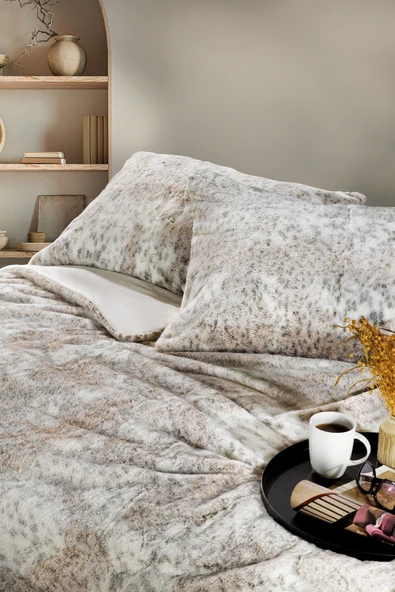 ZEBRA CASA Leopard Çift Kişilik Comforter Set ürün görseli 1