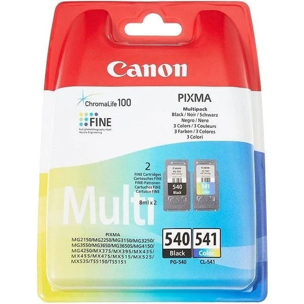 Pg-540 Cl-541 Photo Value Multipack 2 Li Mürekkep Kartuş ürün görseli 1