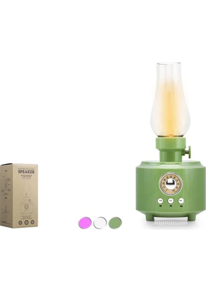 Hadron C210 Bluetooth Nostalji Gaz Lambası Speaker 100-100-200Mm ürün görseli 1