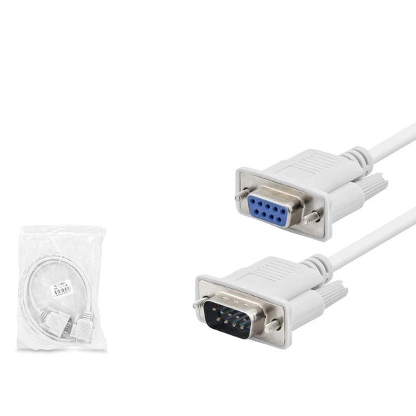 Hadron Hdx7801 Rs232 Seri Port M-F Kablo 1.5M Beyaz ürün görseli 1