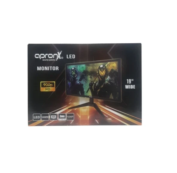 Apronx Apx-Nw19 900P 19" Led Vga+Hdmi Monitor ürün görseli 1