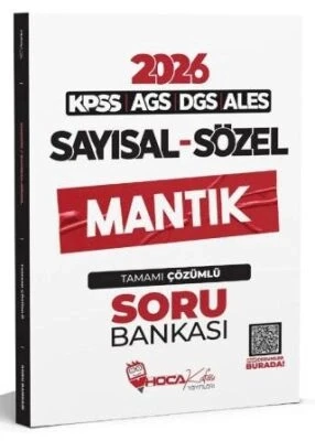 2026 Kpss Ags Dgs Ales Sayısal Sözel Mantık Çözümlü Soru Bankası Hoca Kafası ürün görseli 1