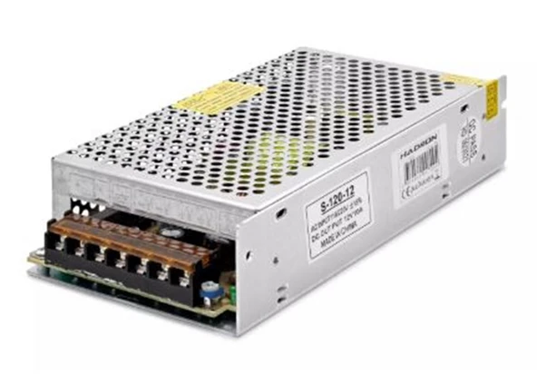 Hadron Hd8203 Metal Adaptör 12V 10A 20-10-4Cm Gümüş ürün görseli 1