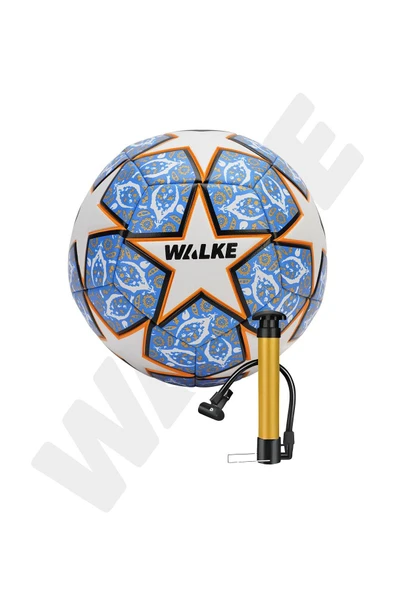 Walke Premium Şampiyonlar Ligi Temalı 5 Numara Futbol Topu Pompa Hediyeli ürün görseli 1