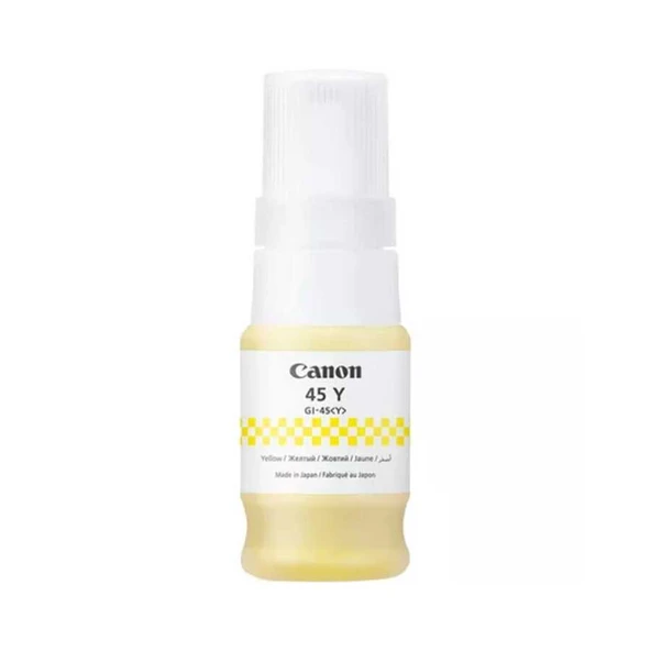 Canon Gi-45Y Yellow Sarı Şişe Mürekkep ürün görseli 1
