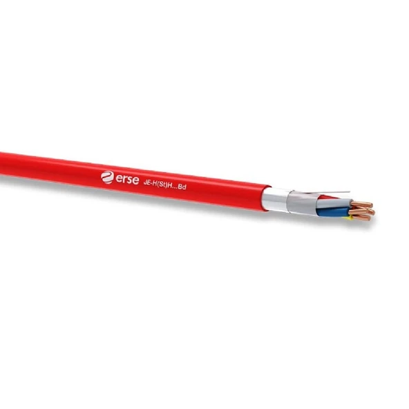 Ersan 2X2X0,80Mm Je-H (St) H Bd (Cu-Hffr) 100 Metre Yangın Alarm Kablosu ürün görseli 1