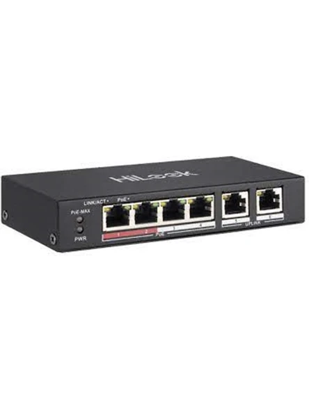 Hilook Ns-0106Mp-35 4 Port Poe, 35W, +2 Port Megabit Uplink Switch ürün görseli 1