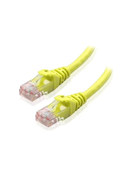 Teldata Tld-030Yy Cat6 30 Cm Sarı Utp Patch Kablo ürün görseli 1
