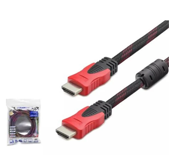 Hadron Hdx2013 3M Hdmi Kablo Örgülü Siyah ürün görseli 1