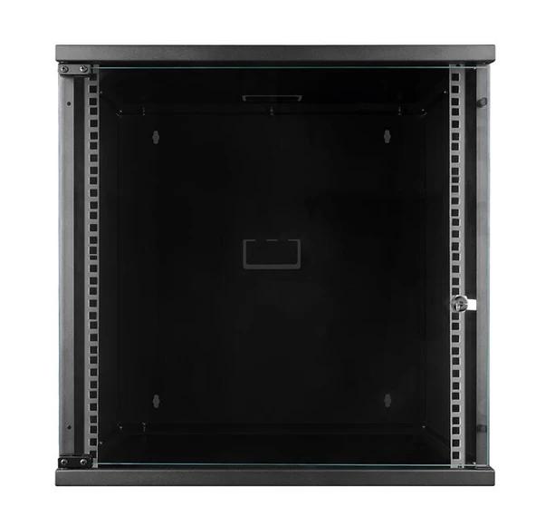 S-Link Sl-U12 Yeni Nesil 12U Soho Rack Kabin W 530Mm D 400Mm Siyah ürün görseli 1