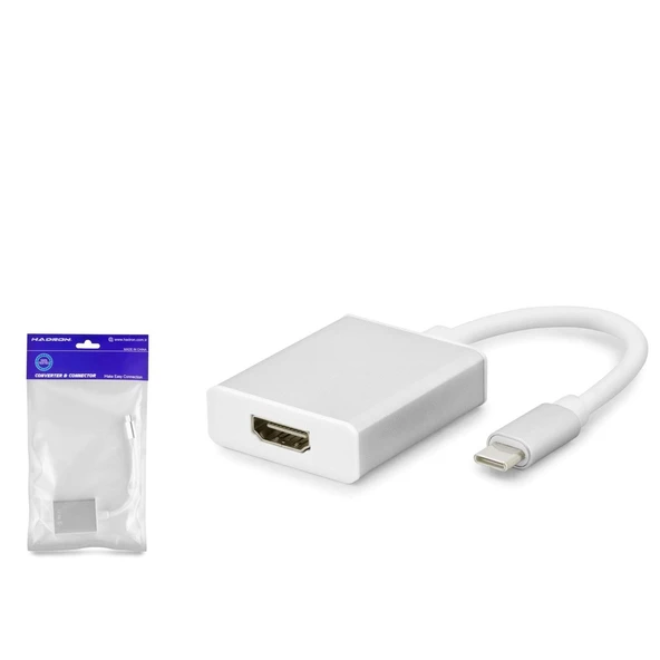 Hadron Hdx7760 Type-C (M) To Hdmi (F) Adaptör Beyaz ürün görseli 1