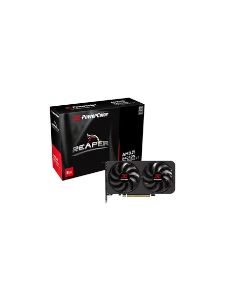 Powercolor Reaper Radeon Rx9060Xt 8G-A 8Gb Gddr6 128Bit Gaming (Oyuncu) Ekran Kartı ürün görseli 1