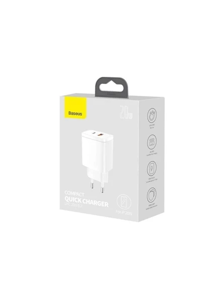 Baseus P10111403213-00 20W Usb C Usb A Adaptör - Resim 3