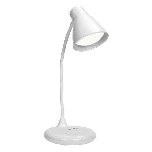 S-Link Sl-M9001 3Aa Pil Ve Usb Destekli Beyaz Masa Üstü 15 Smd Ledli Okuma Lambası ürün görseli 1