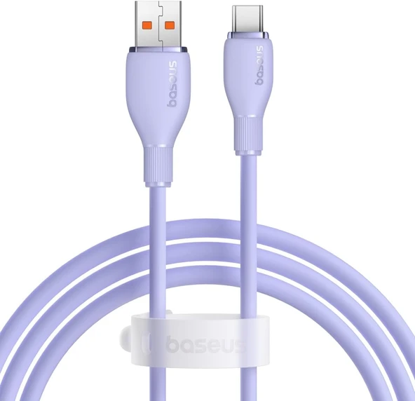 Baseus P10355703511-00 Pud. Usb To C 100W Kablo 1.2 Metre Mor ürün görseli 1