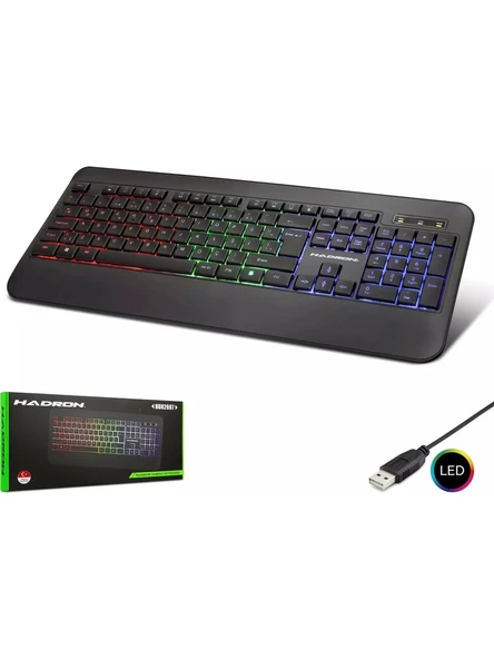 Hadron Hdx2607 Ledli Kablolu Klavye Q ürün görseli 1