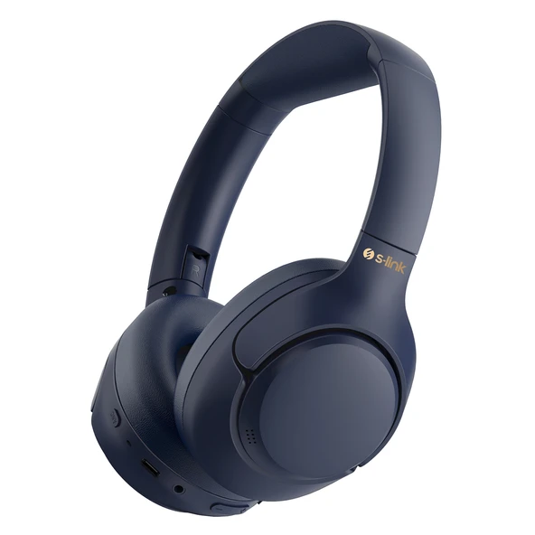 S-Link Doob Lacivert Hybrid Anc Bluetooth Kulaklık ürün görseli 1