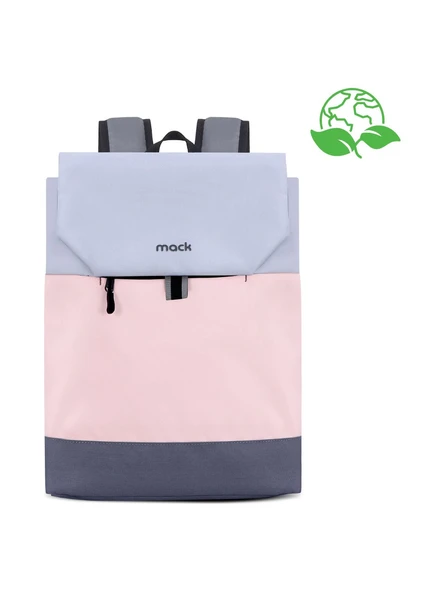 Mack Mce-1302 14.1 Inc Zen Eco Günlük Sırt Çantası Pembe Gri ürün görseli 1