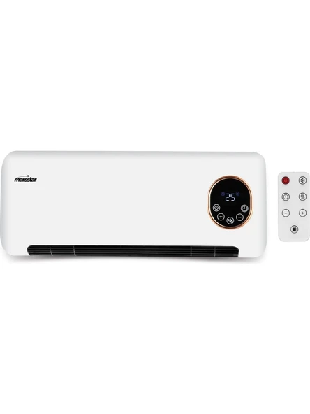 Marsstar Ms-210 (Ms-400) 2000 W Uzaktan Kumandalı Duvar Tipi Fanlı Isıtıcı ürün görseli 1