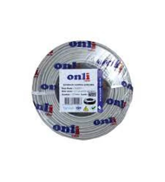 Onli On-2201 2+1 1X0,22 Mini Coax 2X0,22Mm 100 Metre Cca Kamera Kablosu ürün görseli 1