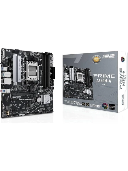 Asus Prime A620M-F Gaming Wifi 8000Mhz Ddr5 Soket Am5 M.2 Hdmi Matx Anakart ürün görseli 1