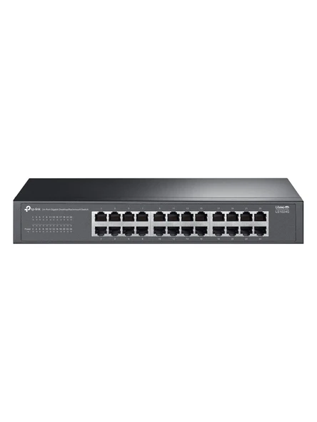 Tp-Link Ls1024G 24 Port 10-100-1000 Mbps Switch Metal Kasa ürün görseli 1