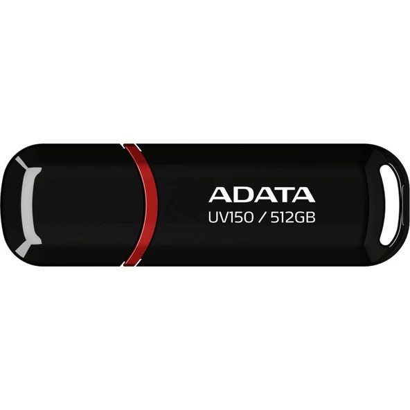 Adata Uv150-512Gb Usb3.2 Gen1 Black Flash Bellek ürün görseli 1