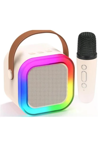 Wowkids Sy13 İki Mikrofonlu Pembe Karaoke Speaker ürün görseli 1