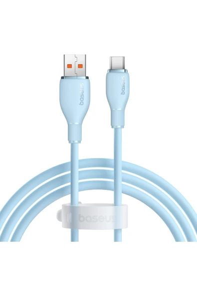 Baseus Pudding Usb To C 100W Kablo 1.2 Metre Mavi (P10355703311-00) ürün görseli 1