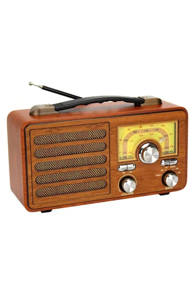 Everton Rt-755 Bluetooth Fm-Usb-Tf-Aux Şarjlı Nostaljik Radyo ürün görseli 1