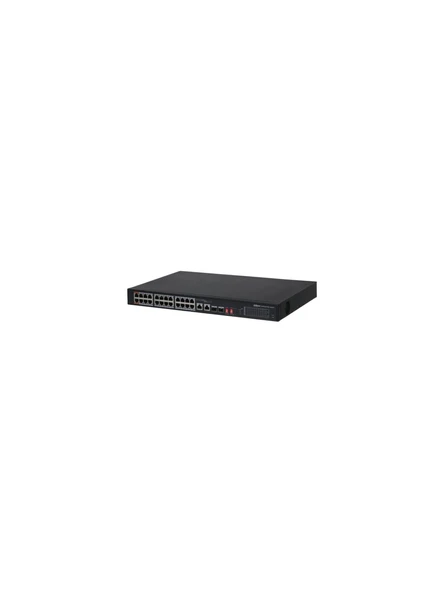 Dahua Pfs3226-24Et-240 24 Port Poe 2 Port Sfp 2 Port Gbıt Uplink 10-100 Switch ürün görseli 1