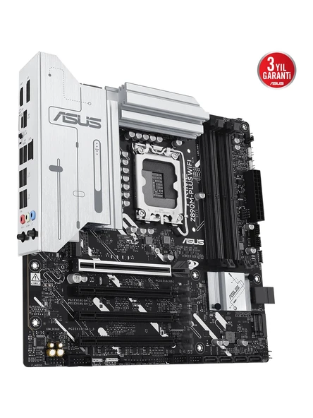 Asus Prime Z890M-Plus Wifi 7600Mhz Oc Wi-Fi 7 Ddr5 Soket 1851 M.2 Hdmi Dp Matx Anakart ürün görseli 1
