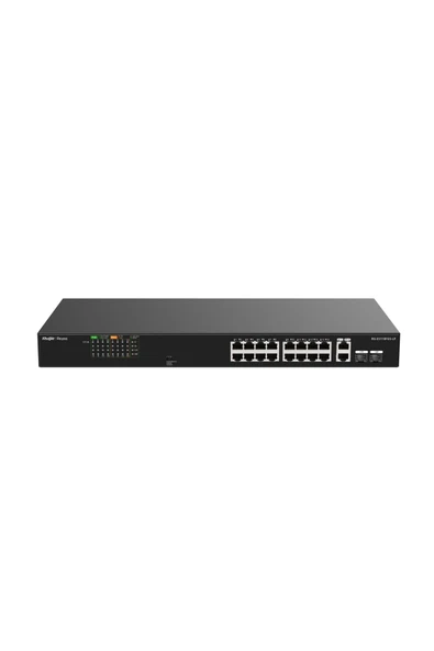 Ruijie-Reyee Rg-Es118Fgs-Lp 16 Port Poe+ 2 Port 10-100-1000 Mbps + 2 Port Sfp 120W ürün görseli 1