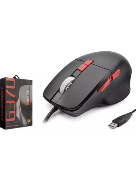 Hadron G370 Rgb 6 Buttons Usb Kablolu Oyuncu Mouse (1,50Cm Kablo Uzunluğu) ürün görseli 1