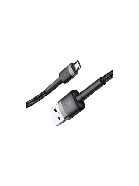 Baseus Cafule Kablo Usm Micro 2.4A 1 Metre Kablo Siyah (Camklf-Bg1) ürün görseli 1