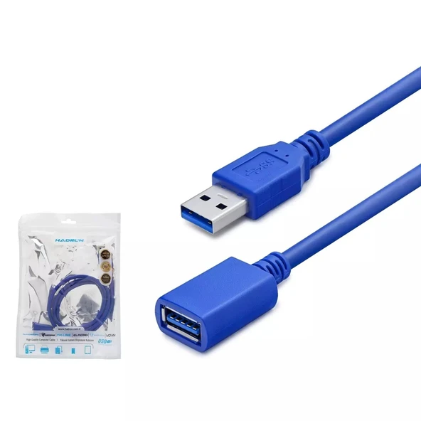Hadron Hdx7539 1 Metre Usb To Usb F Kablo Mavi ürün görseli 1