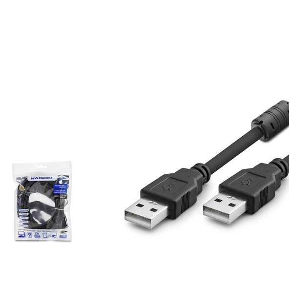 Hadron Hdx7522 5 Metre Usb Kablo Siyah ürün görseli 1