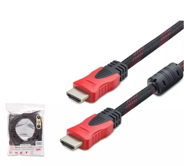 Hadron Hdx2022 15M Hdmi Kablo Örgülü Siyah ürün görseli 1