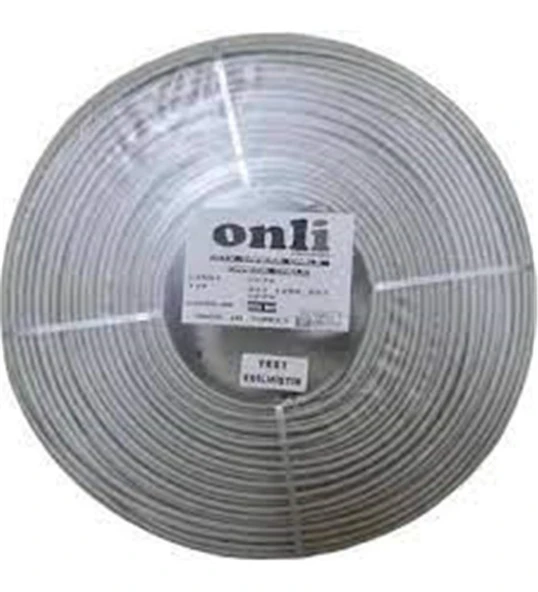 Onli 2+1 1X0,50 Mini Coax 2X0,50Mm 100 Metre Cca Kamera Kablosu ürün görseli 1