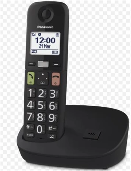 Panasonic Kx-Tgu110 Siyah Telsiz Dect Telefon ürün görseli 1