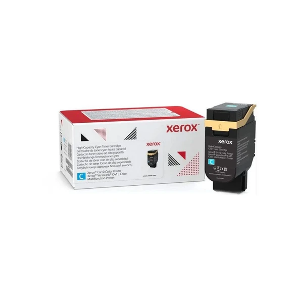 Xerox 006R04765 Versalink C410-C415 Yüksek Kapasite Cyan Mavi Toner 7000 Sayfa Kapasiteli ürün görseli 1