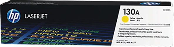 HP 130A Yellow Sarı 1.000 Sayfa Toner CF352A ürün görseli 1