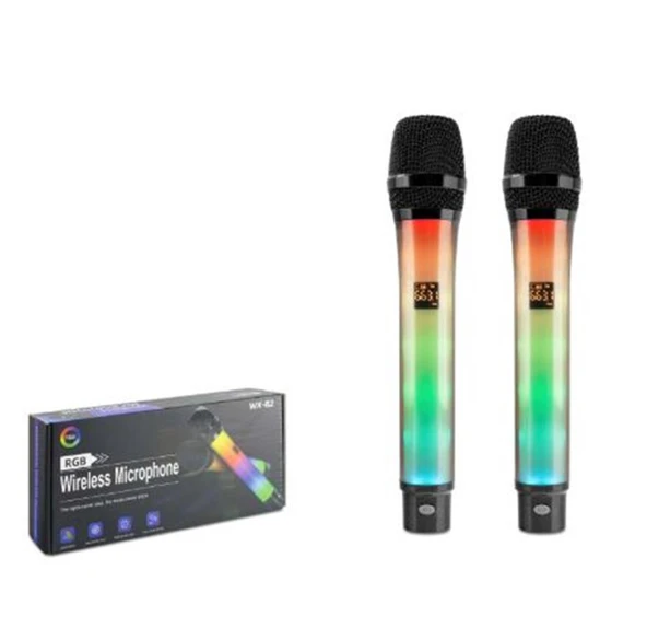 Hadron Wx-82 Kablosuz 2-Mikrofon Uhf Rgb ürün görseli 1