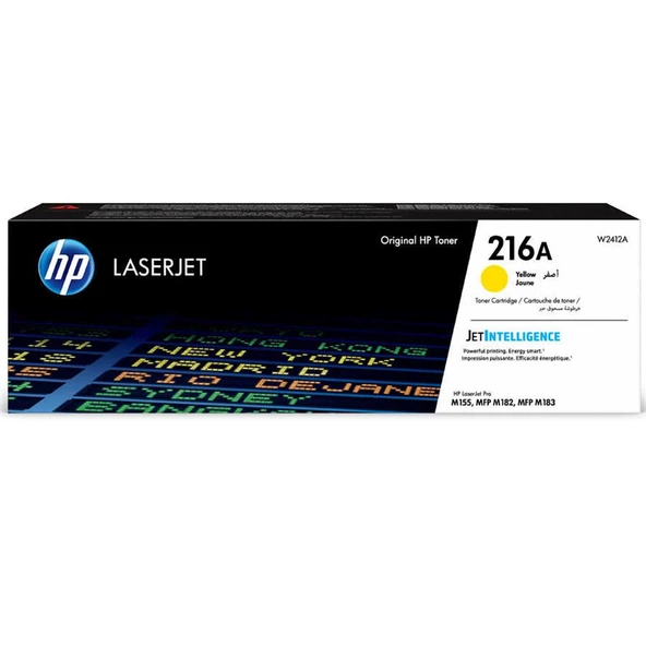 Hp 216A Yellow Sarı 850 Sayfa Toner W2412A ürün görseli 1