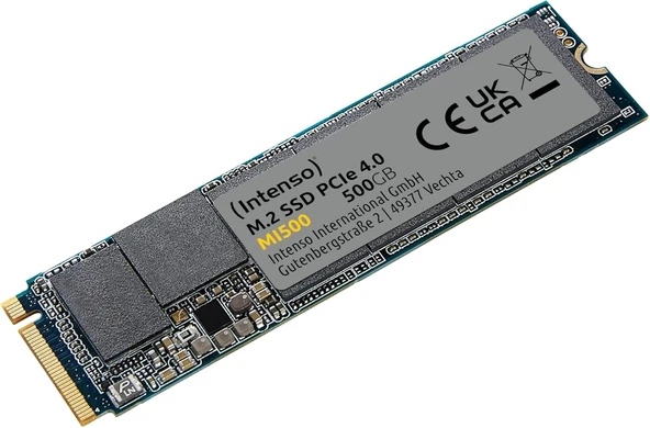 Intenso 500GB MI500 Gen.4x4 NVMe 1.4 SSD 5300MB-4000MB-s Ssd Harddisk ürün görseli 1