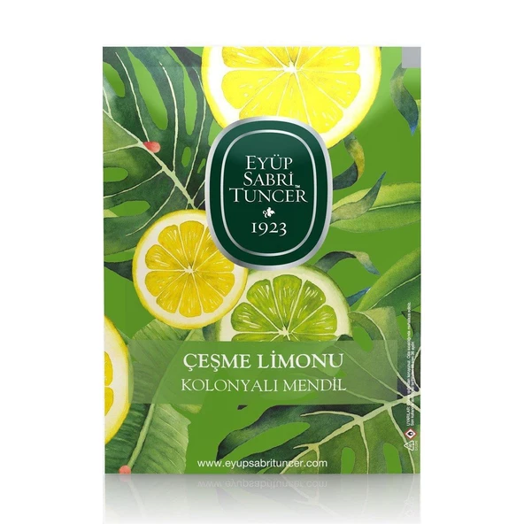 Kolanyalı Mendil Çeşme Limonu Kolonyalı (9,3 X 12,5) Doypack (50 Li Paket) ürün görseli 1