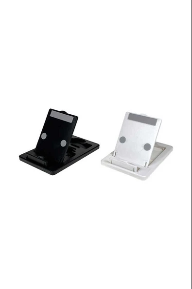 Zf-806 Ayarlanabilir Cep Telefonu Standı Siyah-Beyaz (24 Lü Paket) ürün görseli 1