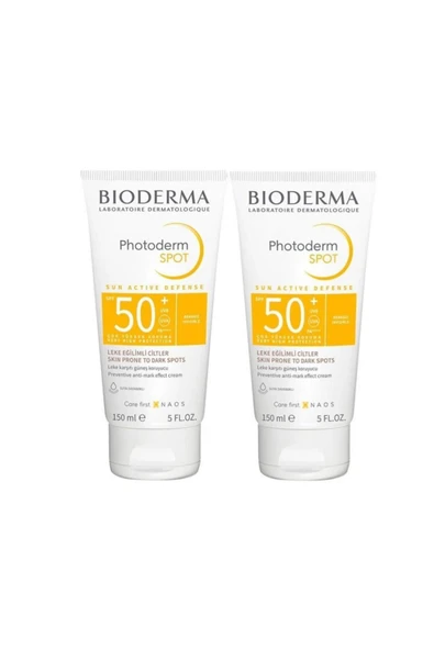 BİODERMA Photoderm SPOT SPF50+ Leke Karşıtı Yüksek Korumalı Yüz ve Vücut Güneş Kremi 150 ml 2 Adet ürün görseli 1