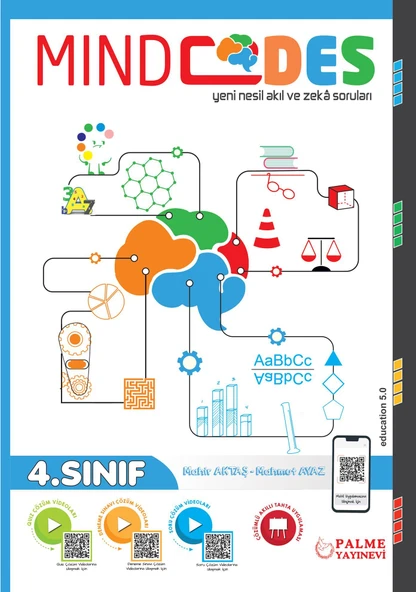 Palme Yayınevi Hazırlık 4. Sınıf Mind Codes Yeni Nesil Akıl ve Zeka Soruları ürün görseli 1